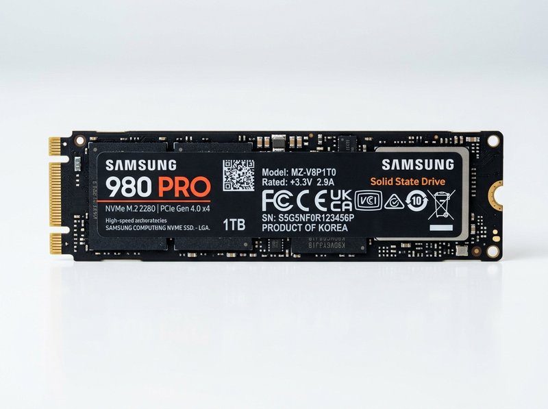 Samsung 980 PRO 1TB PCIe 4.0 NVMe M.2 SSD